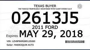 Cómo identificar placa falsa de Texas
